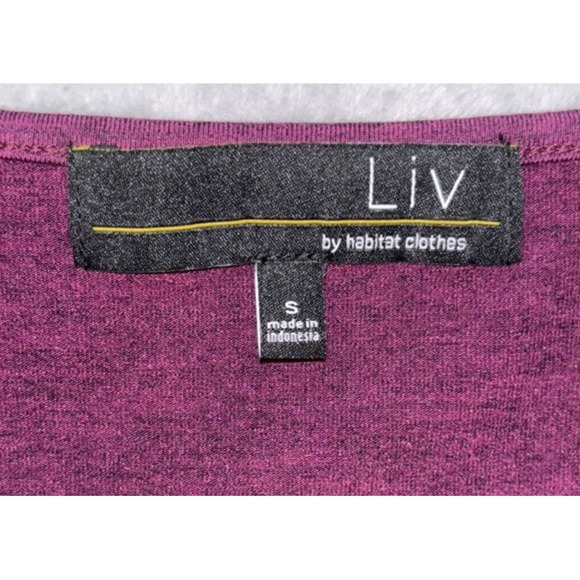 NEW Liv by Habitat Clothes Long Tank Top Women's Size Small Purple Heather - Picture 3 of 7
